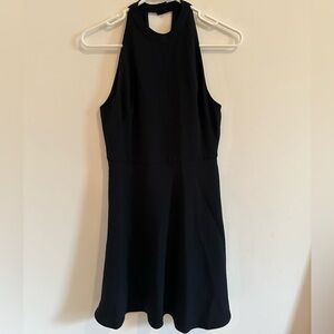 Babaton Black High Neck Dress
